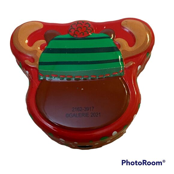 Galerie Miniature Tins Set of 2 Christmas Snowman Reindeer Character Container - Picture 6 of 8